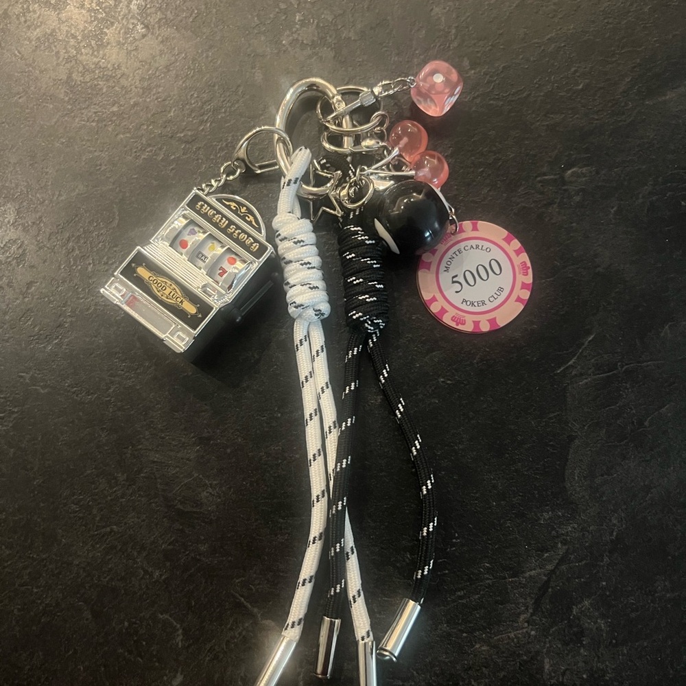 Lucky fruit bag charm - Pink